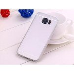 Wholesale Galaxy S7 Edge Slim Aluminum Hybrid Case (Silver)